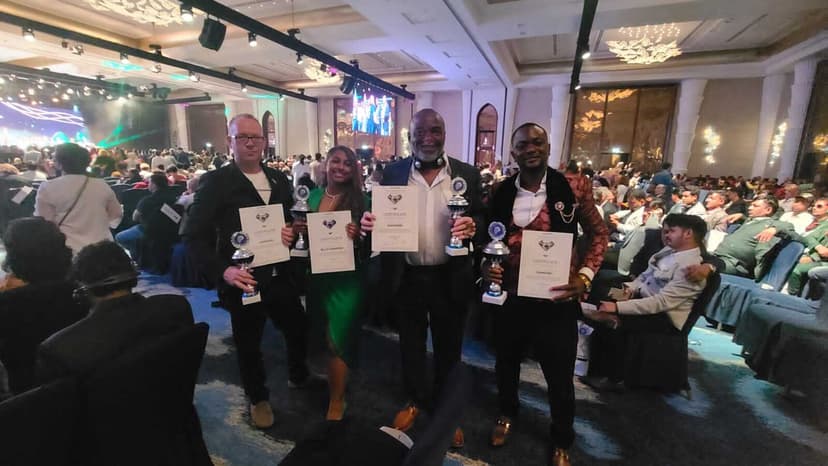 Ebong Eric Etoe speaking at Dubai Crypto Conference 2022