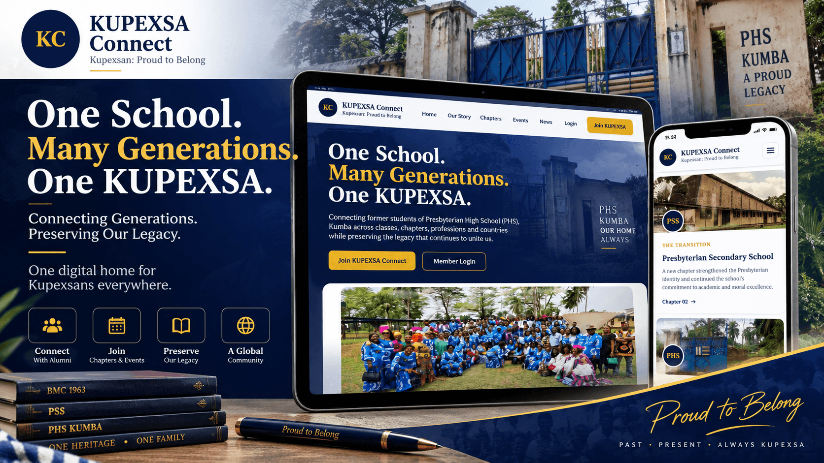 KUPEXSA Connect platform screen