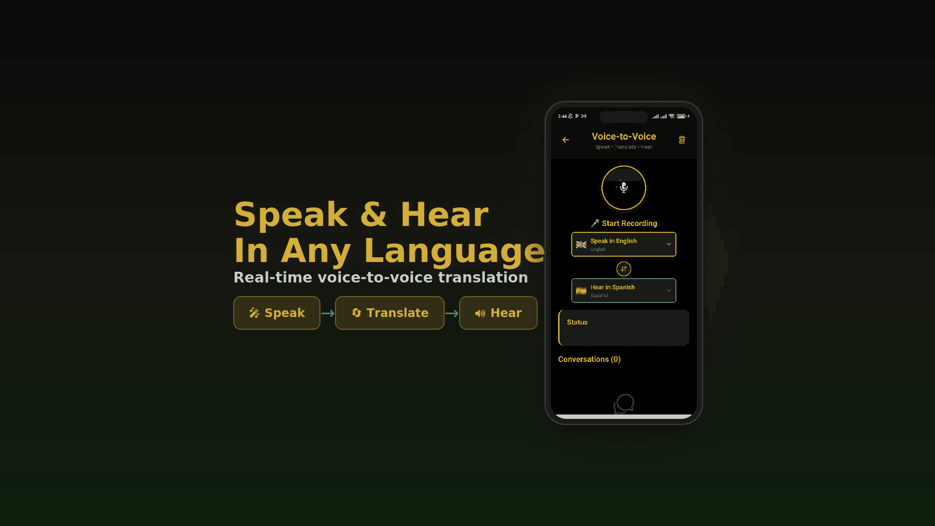 Lauritalk voice translation experience